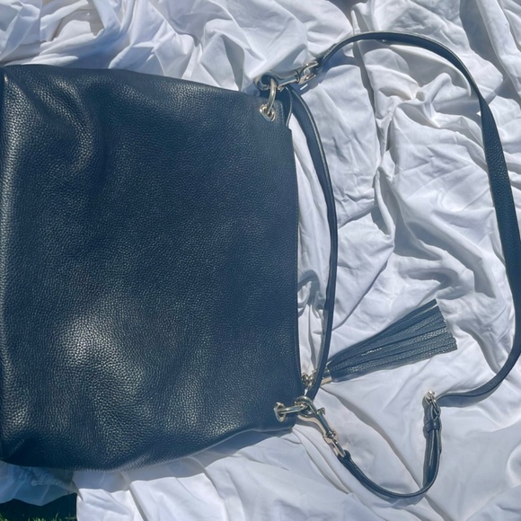 GUCCI BLACK GG DISCO SOHO LEATHER HOBO HANDBAG 536194 - Picture 13 of 16